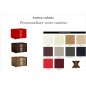 Chevet de belle qualité ESTELLE, couleur personnalisée