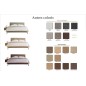 Lit design en tissu de luxe ALVESA, choix de la couleur du tissu, 160x200, Autre couleur
