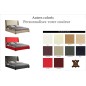 Lit design de luxe PERFECTO, avec sommier à lattes, couleur personnalisée, 180x200, Choix de la couleur
