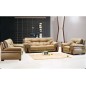 1er Paiement de la commande : Ensemble oxford 3 pièces: composé d'un canapé 3 places + 2 places + fauteuil en cuir luxe italien