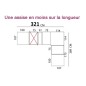 Solde: Canapé d'angle relax cuir buffle italien luxe double relax électrique MONTE CARLO rouge et surpiqure blanche angle droit,