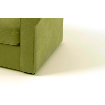 Fauteuil 1 place en tissu de qualité NIKOS, vert-olive.