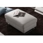 Grand pouf Relaxino en cuir de buffle (gamme de cuir de buffle), blanc