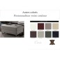 Grand pouf Relaxino en cuir de buffle (gamme de cuir de buffle), choix de la couleur, Personnalisé
