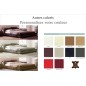 Lit design en cuir italien de luxe FENDO, avec sommier à lattes, couleur personnalisée, 160x200