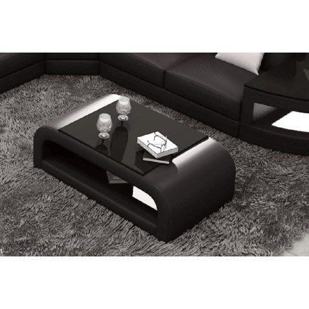 Table basse design JERSEY, noire