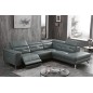 1er paiement de la commande: Canapé d'angle avec un relax électrique en cuir de buffle italien de luxe 6 places revolax gris fon 1er paiement de la commande: Canapé d'angle avec un relax électrique en cuir de buffle italien de luxe 6 places revolax gris fon