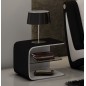 Lit en cuir italien de luxe DREAM, chocolat 140x190