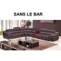 Canapé d'angle en cuir buffle italien de luxe 7 places londres chocolat, angle gauche, canapé personnalisé sur mesure sans le ba Canapé d'angle en cuir buffle italien de luxe 7 places londres chocolat, angle gauche, canapé personnalisé sur mesure sans le ba