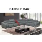 Canapé d'angle en cuir buffle italien de luxe 7 places londres gris foncé, angle droit, canapé personnalisé sur mesure sans le b Canapé d'angle en cuir buffle italien de luxe 7 places londres gris foncé, angle droit, canapé personnalisé sur mesure sans le b