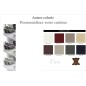 Canapé 2 places avec 2 relax électriques en cuir italien buffle TOPRELAX, couleur personnalisée