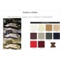 - Canapé d'angle en cuir italien 5 places ENZO, couleur personnalisée, angle gauche
