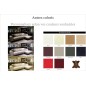 Canapé d'angle en cuir italien 5 places ENZO, couleur personnalisée, angle droit