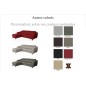 - Canapé d'angle convertible en cuir italien de luxe 5 places ASTORIA, couleur personnalisée, angle gauche