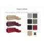 Canapé d'angle convertible en cuir italien de luxe 5 places SANTORIN, avec coffre, couleur personnalisée, angle droit