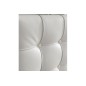 Lit en cuir italien de luxe DUO, blanc, 160x200