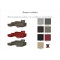 - Canapé d'angle en cuir italien de luxe 5 places BOTERO, avec relax électrique couleur personnalisée, angle gauche