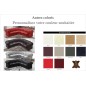 2eme paiement de la commande: Canapé d'angle en cuir italien 6/7 places bijou, couleur personnalisée. blanc, 6x sans frais, tota