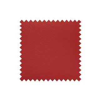 Canapé d'angle convertible en cuir italien de luxe 5/6 places TONY, avec coffre, rouge, angle gauche