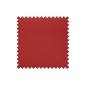Canapé d'angle convertible en cuir italien de luxe 5/6 places TONY, avec coffre, rouge, angle gauche, Rouge foncé
