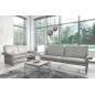 Ensemble Canapé 3 places et 2 places en 100% tout cuir italien vachette COMO, gris clair Ensemble Canapé 3 places et 2 places en 100% tout cuir italien vachette COMO, gris clair