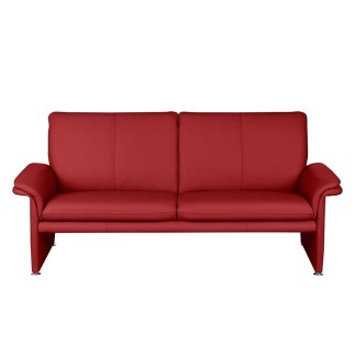 Ensemble Canapé 3 places et 2 places en 100% tout cuir italien vachette COMO, gris clair