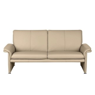 Ensemble Canapé 3 places et 2 places en 100% tout cuir italien vachette COMO, beige