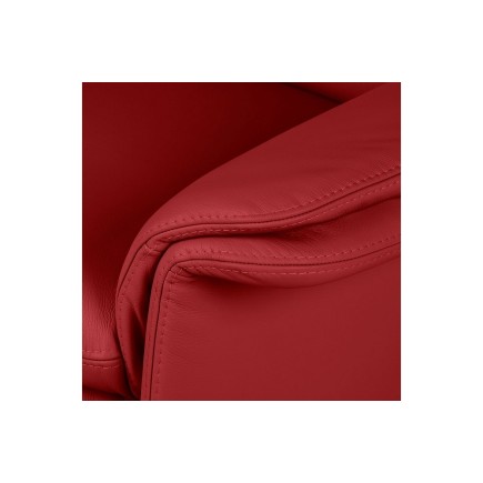 Ensemble Canapé 3 places et 2 places en 100% tout cuir italien vachette COMO, taupe