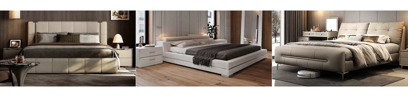 lit cuir, lit, lit tissu, lits, lits pas cher, lit soldes, lit double, mobilier prive avis